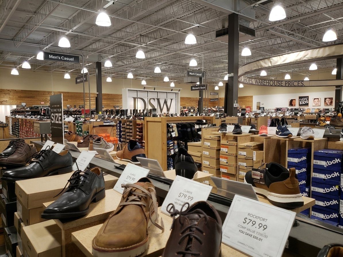 DSW interior detail, Orange, CT
